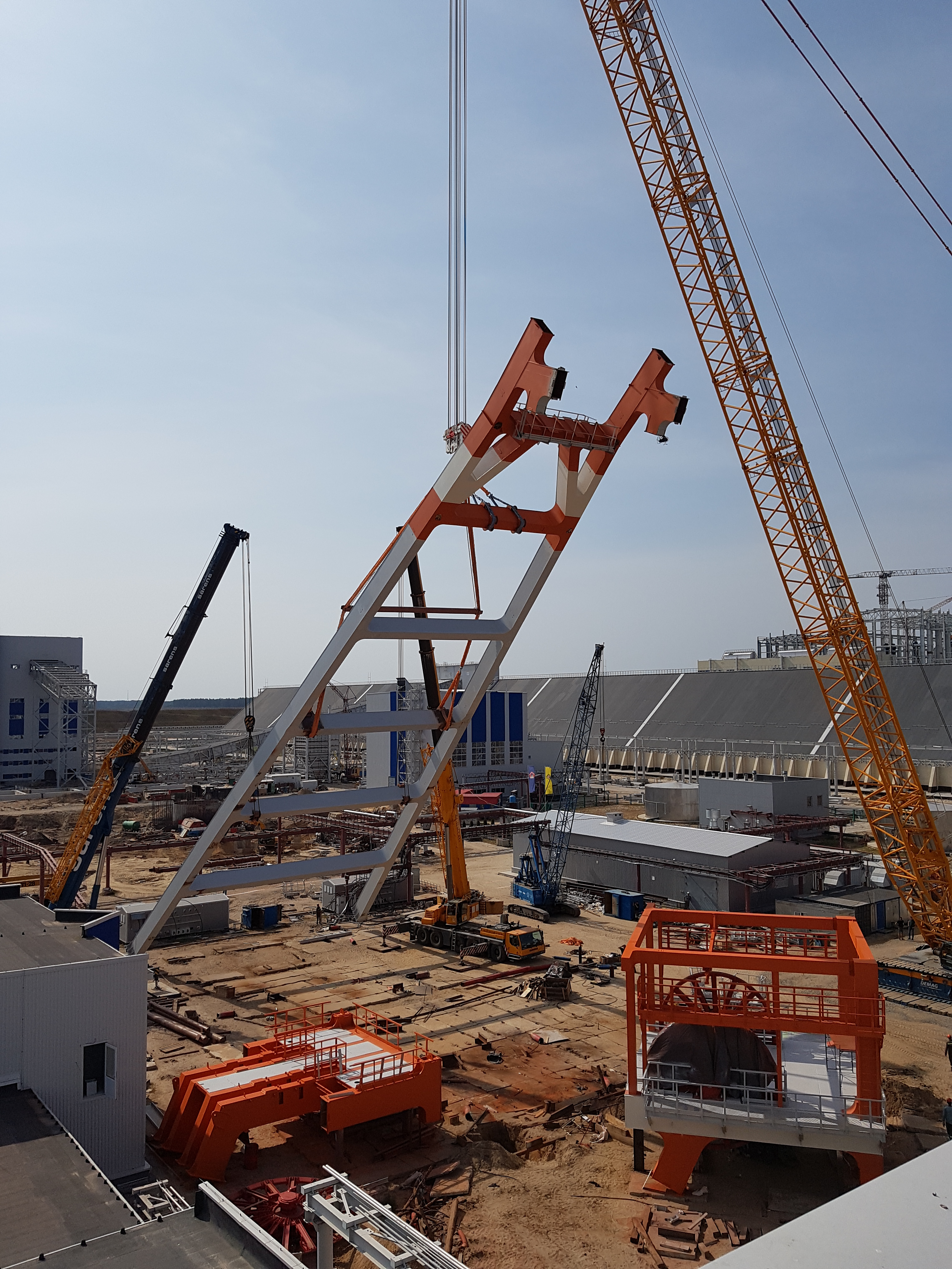 Укосина выведена в проетный угол наклона.